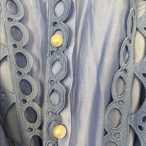 Elegant brand new with tags  purple Blue Lace Dress - Picture 3 of 4